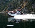 Zipping along on Lake Roosevelt with the Rosario 2007