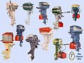 1950's Outboard Motor Montage