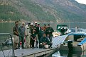 The group on the dock before dinner